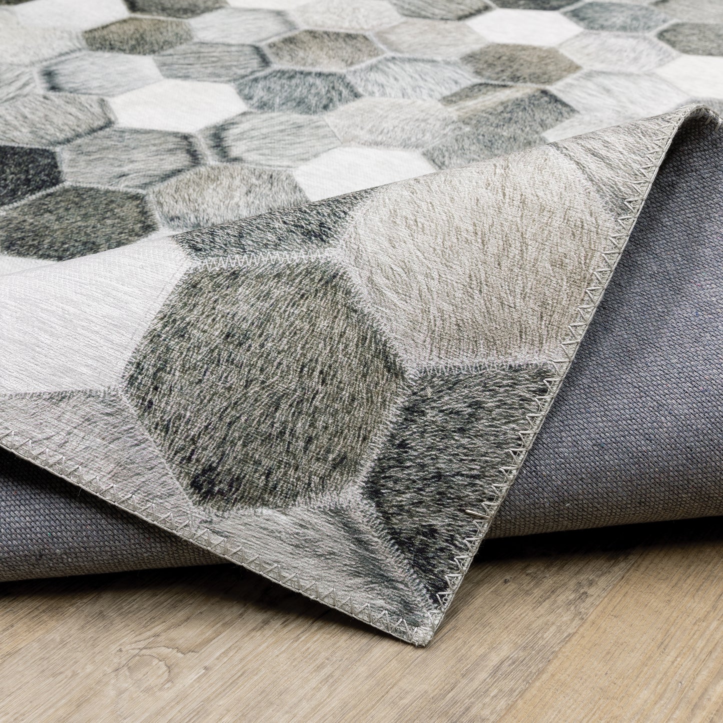 Oriental Weavers Myers Park  Grey Charcoal Modern & Contemporary