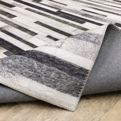 Oriental Weavers Myers Park  Grey Charcoal Modern & Contemporary