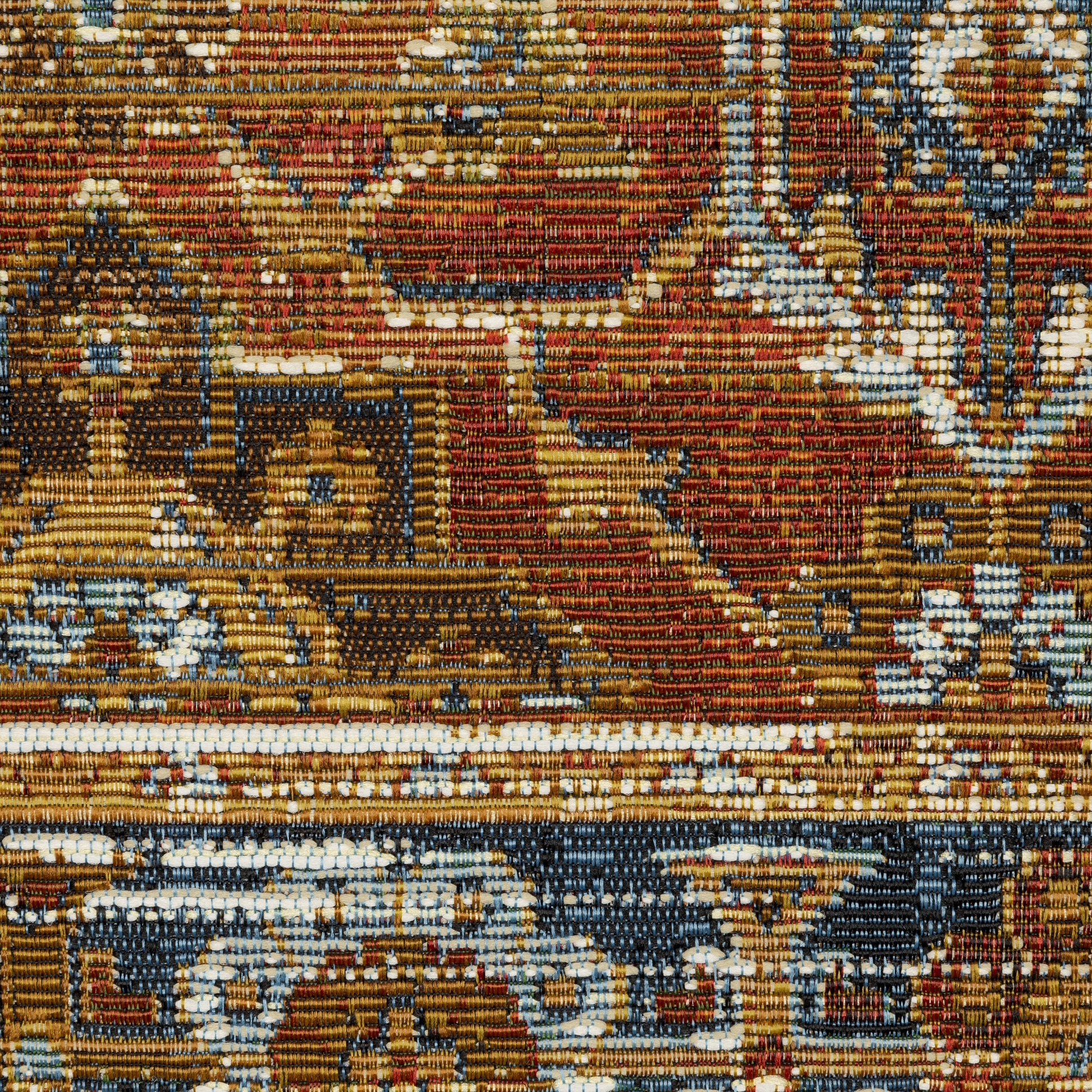 Oriental Weavers Naples  Rust Blue Traditional