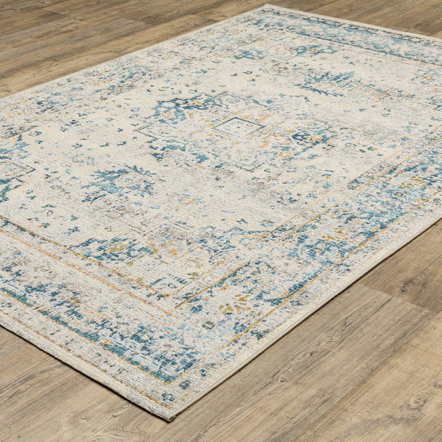 Oriental Weavers Naples  Grey Teal Traditional