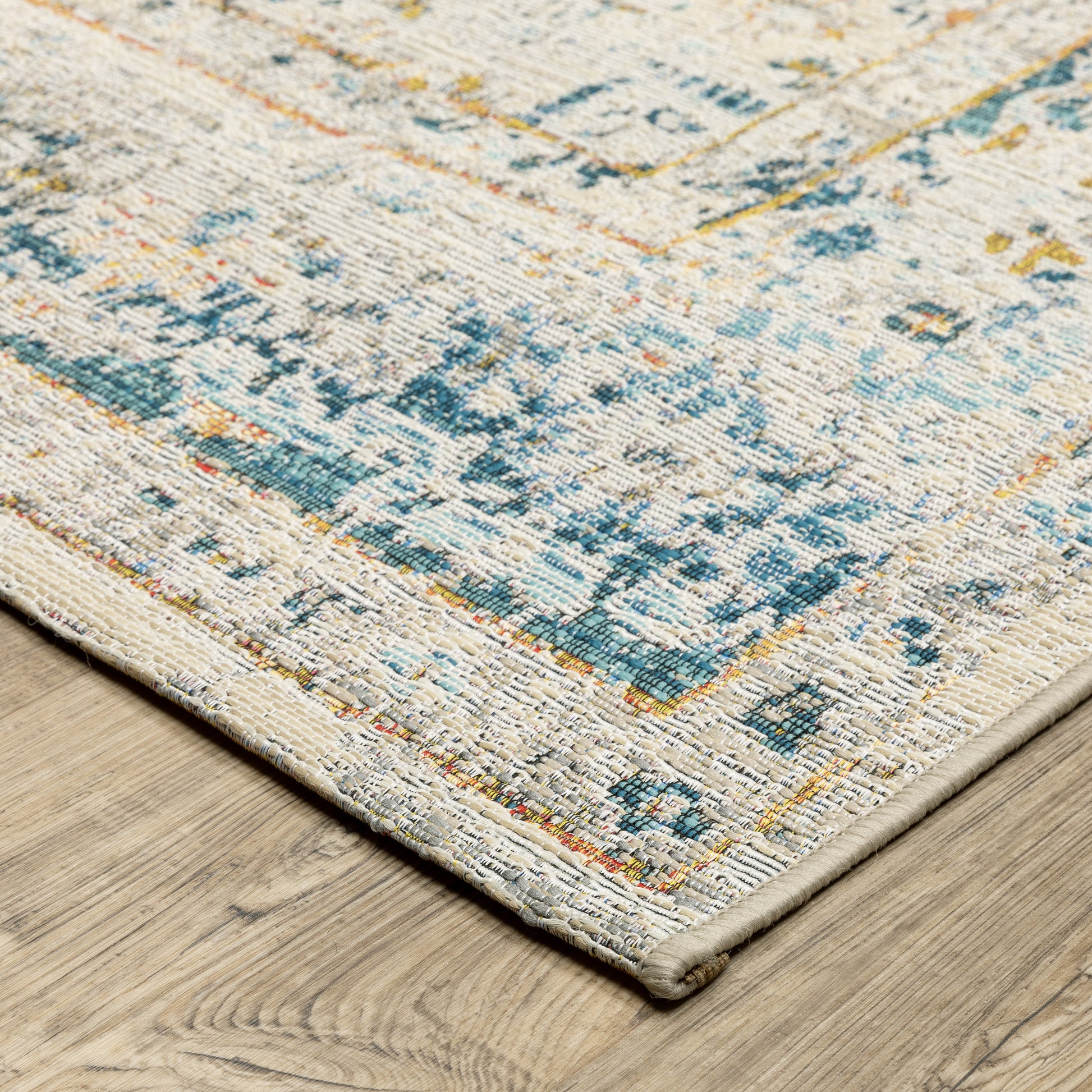 Oriental Weavers Naples  Grey Teal Traditional