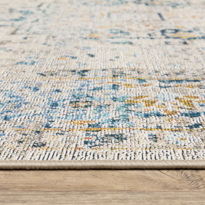 Oriental Weavers Naples  Grey Teal Traditional