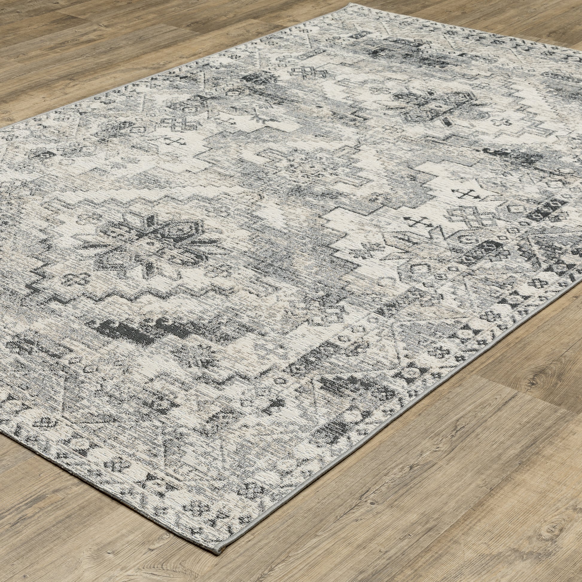 Oriental Weavers Naples  Grey Ivory Traditional