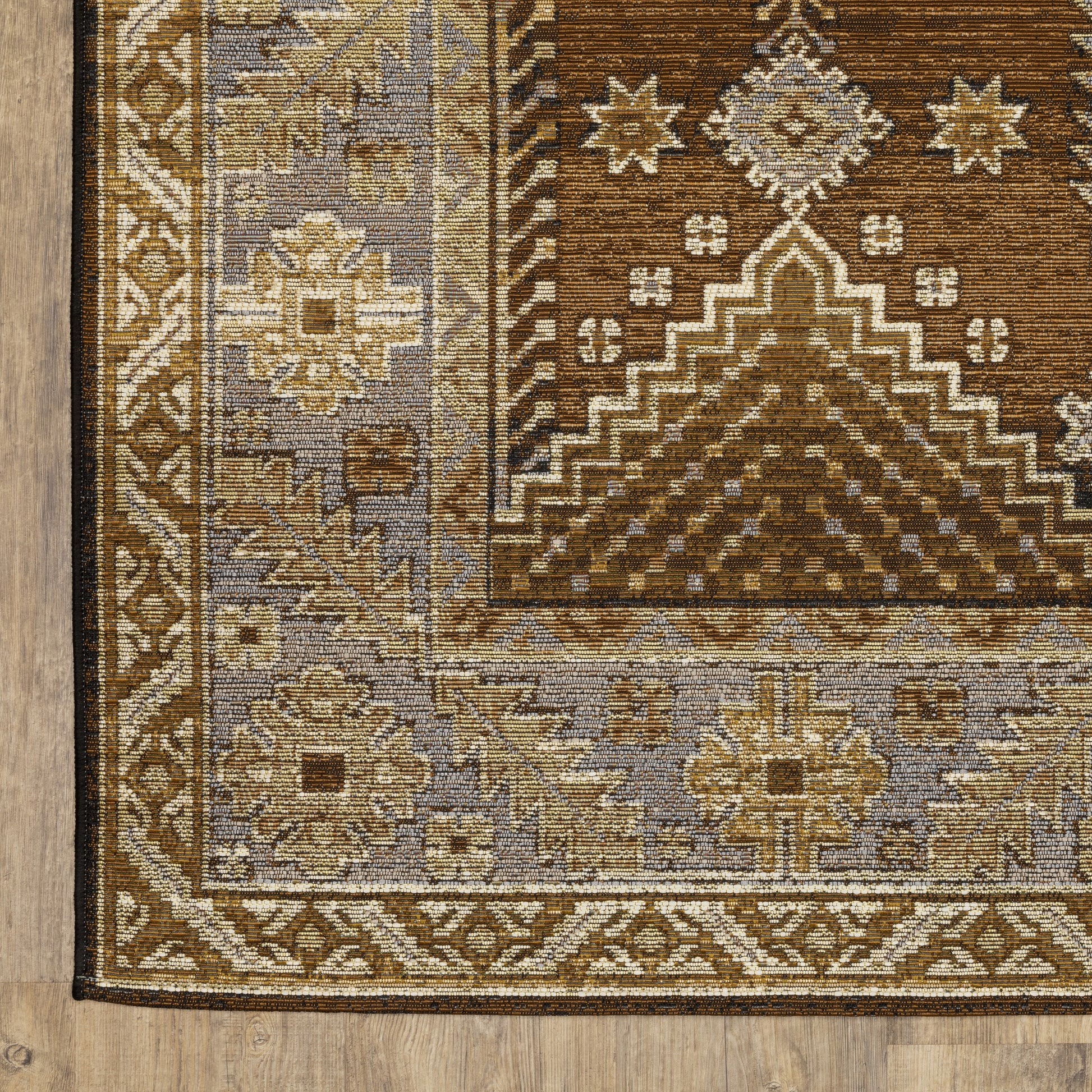 Oriental Weavers Naples  Brown Grey Traditional