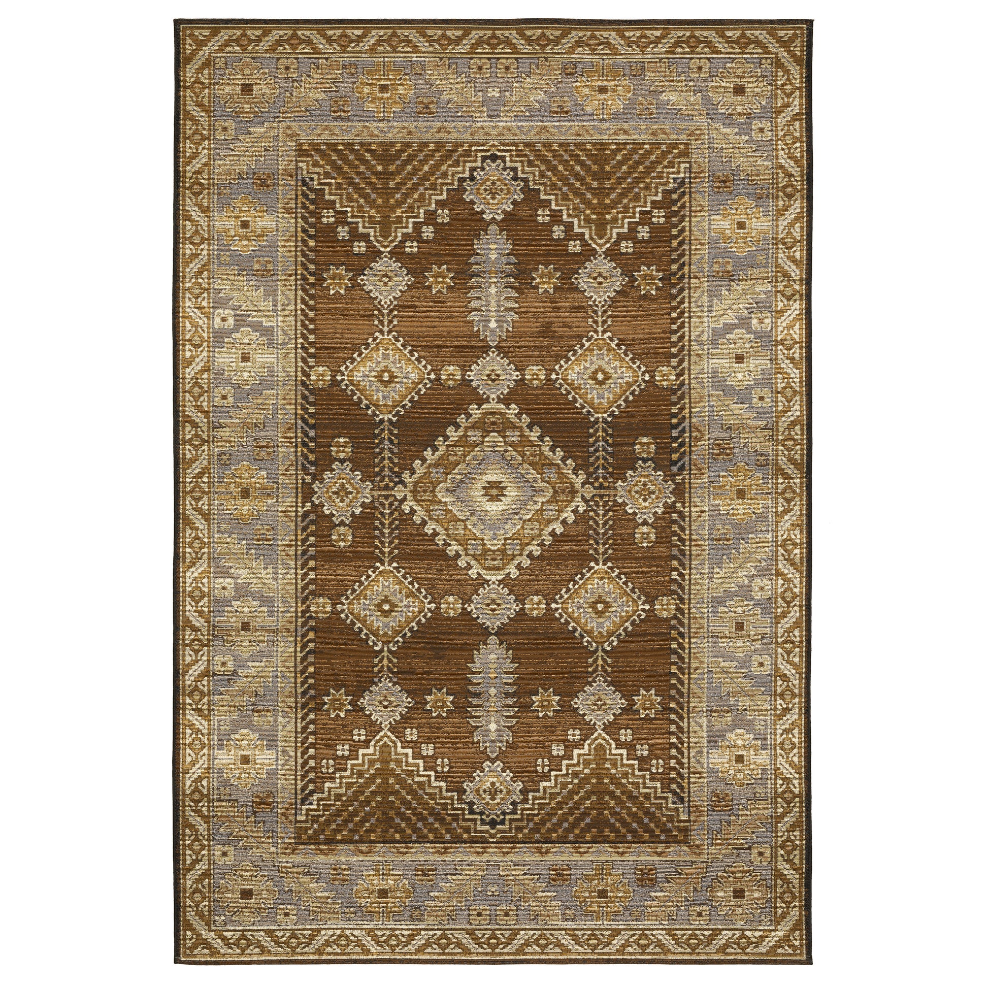 Oriental Weavers Naples  Brown Grey Traditional