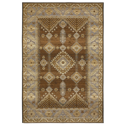 Oriental Weavers Naples  Brown Grey Traditional