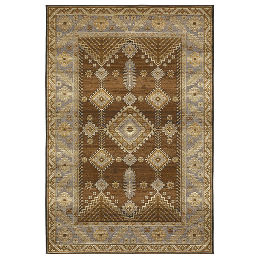 Oriental Weavers Naples  Brown Grey Traditional