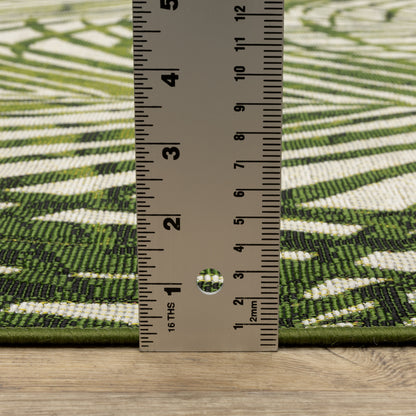 Oriental Weavers Naples  Green Ivory Tropical