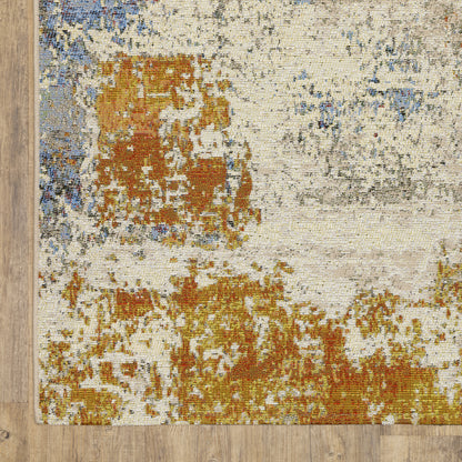 Oriental Weavers Naples  Beige Orange Modern & Contemporary