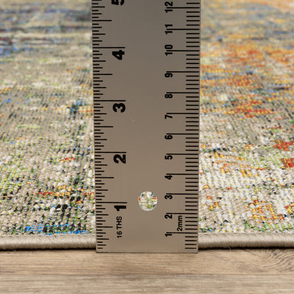 Oriental Weavers Naples  Beige Orange Modern & Contemporary