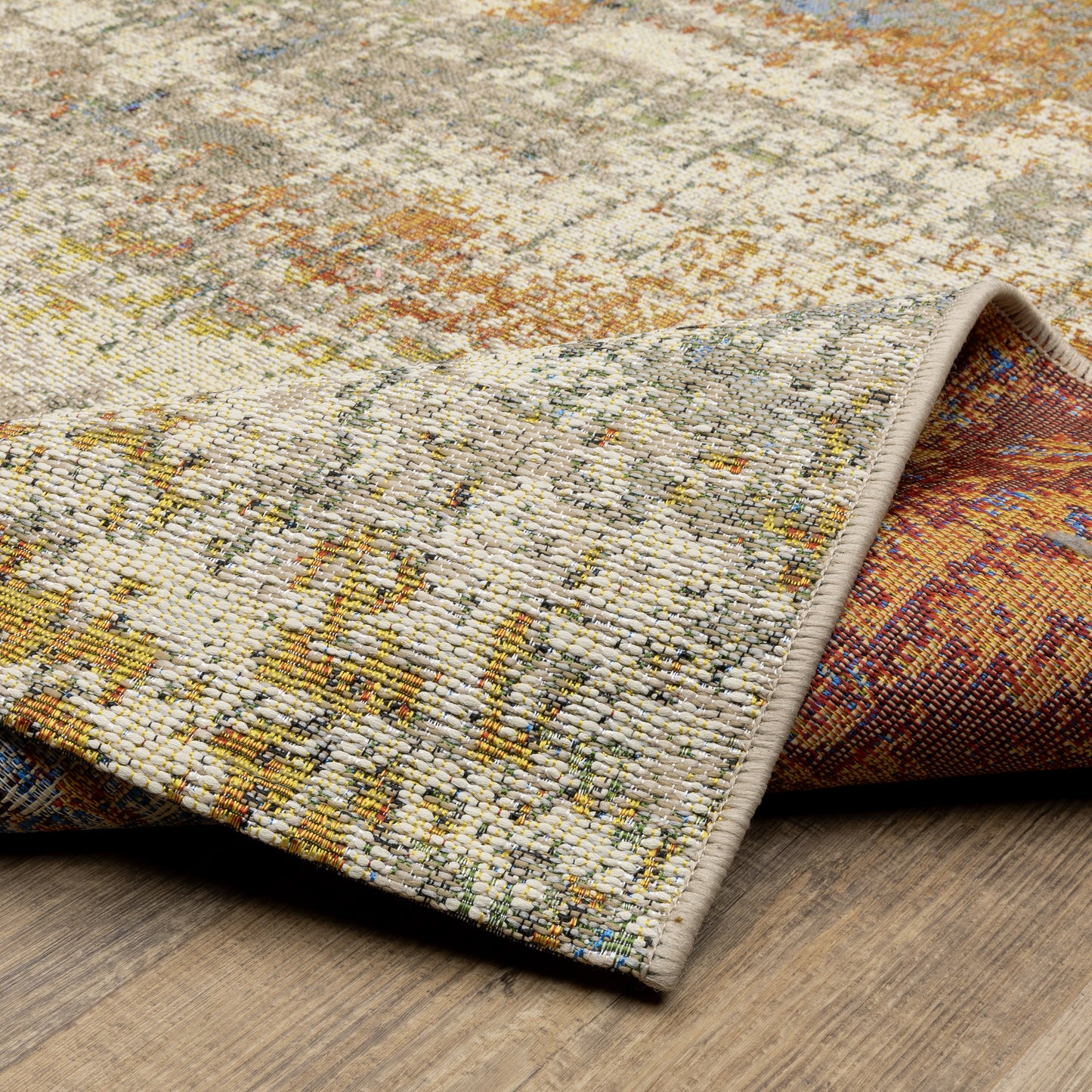 Oriental Weavers Naples  Beige Orange Modern & Contemporary