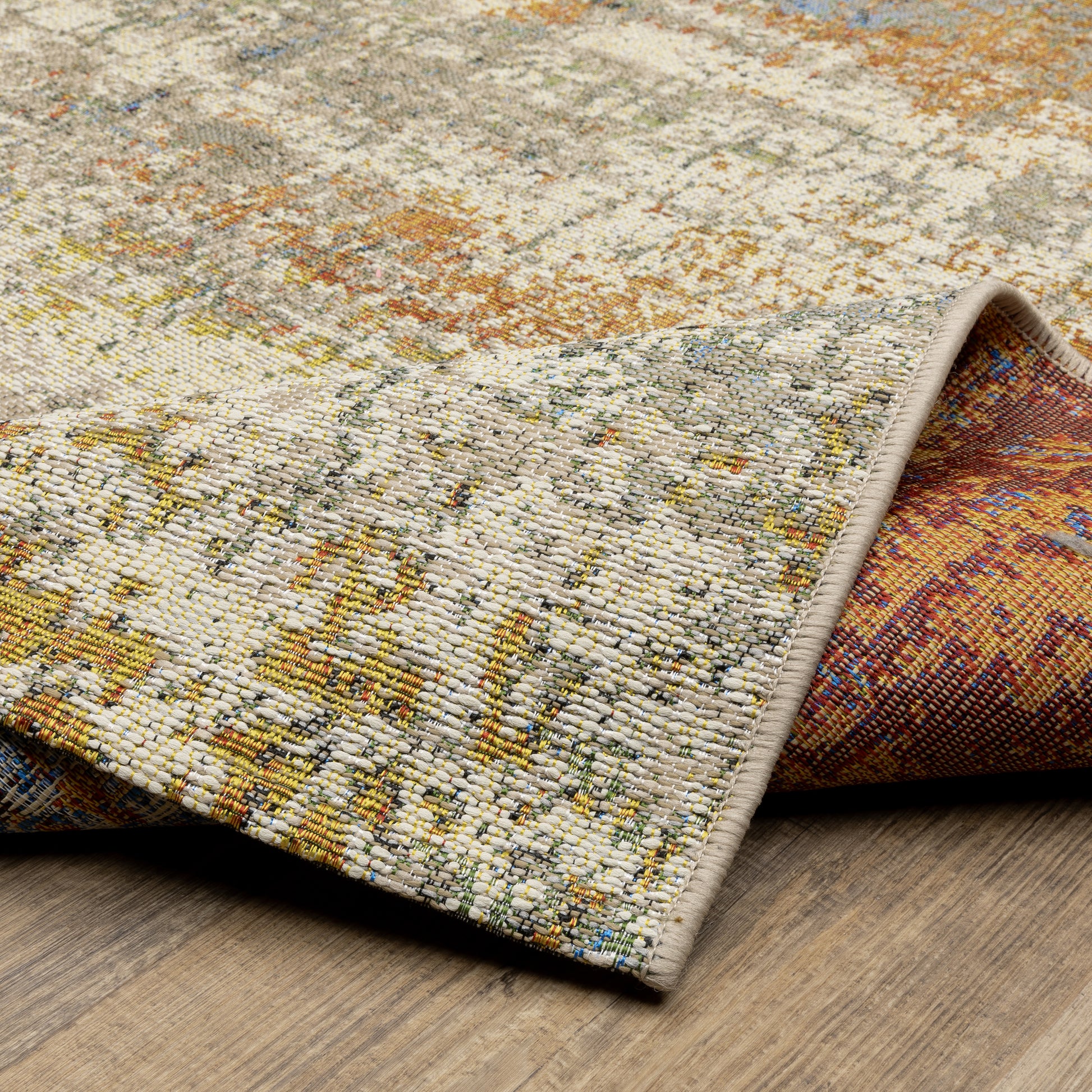 Oriental Weavers Naples  Beige Orange Modern & Contemporary