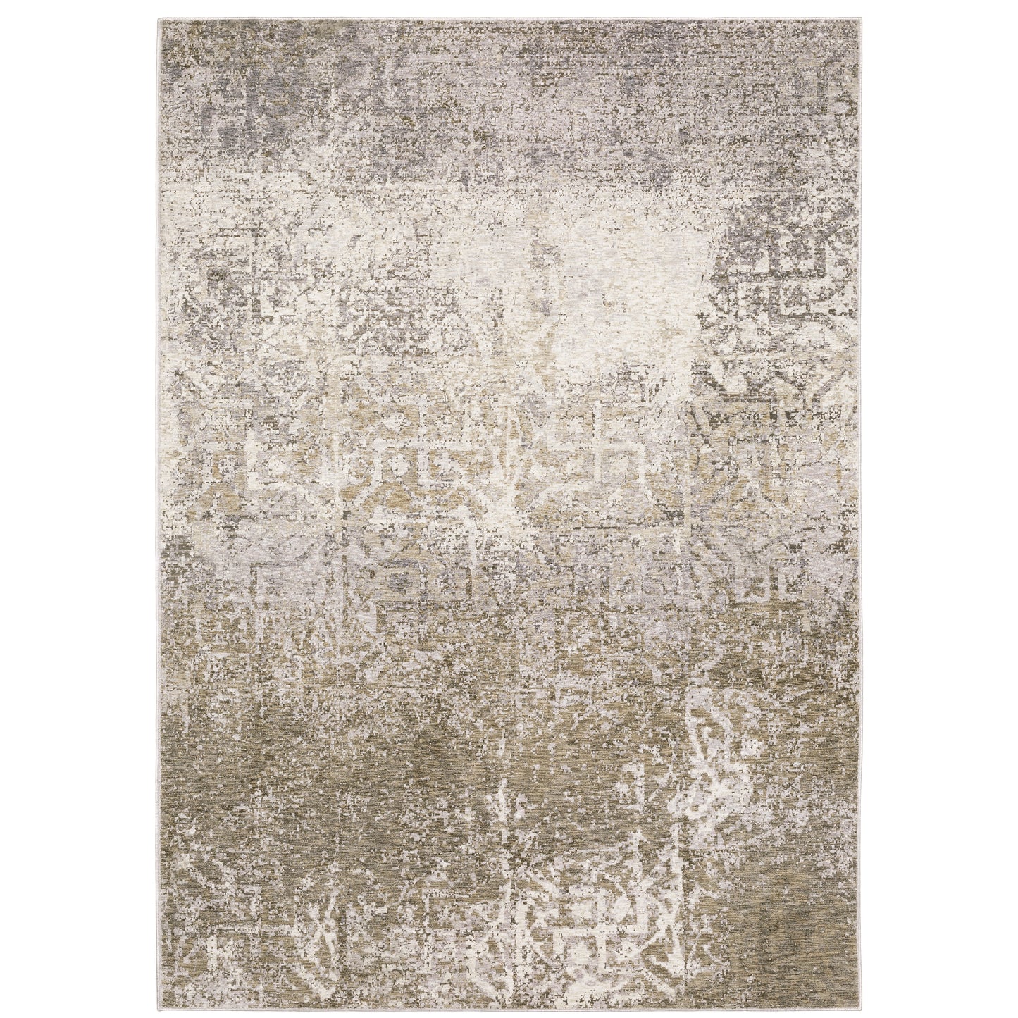Oriental Weavers Nebulous  Ivory Grey Modern & Contemporary