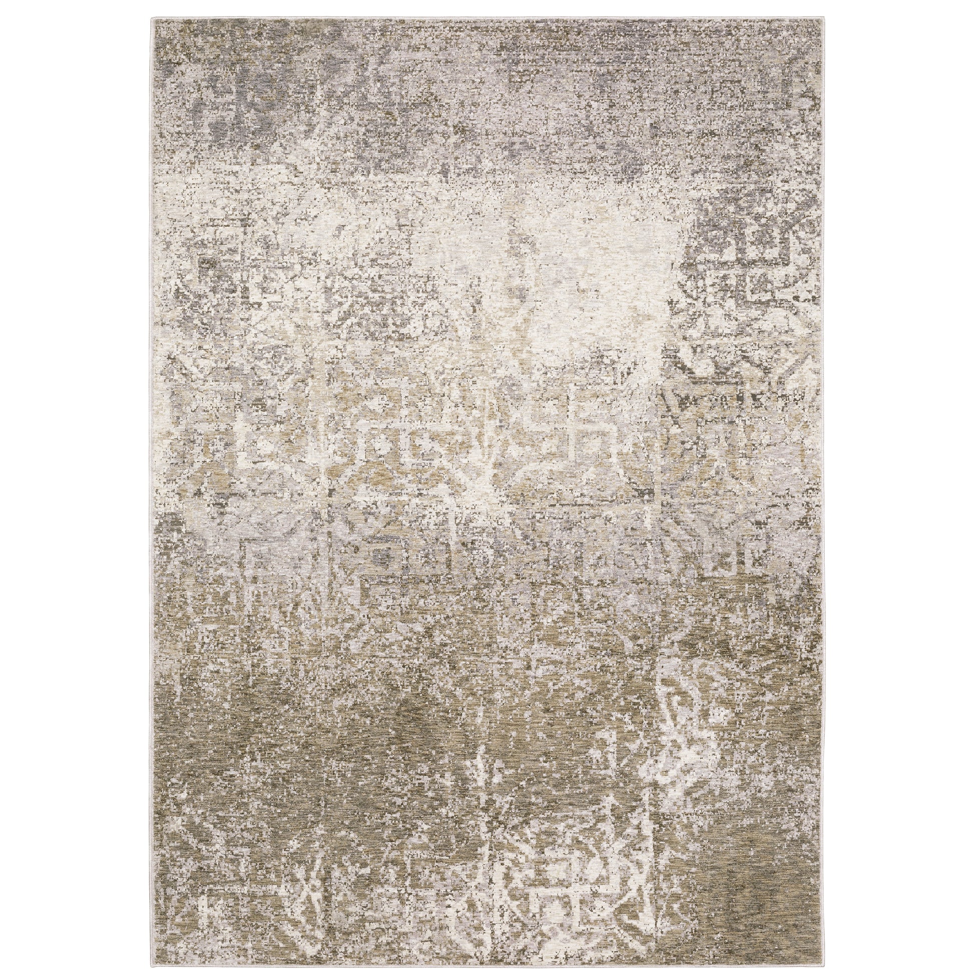 Oriental Weavers Nebulous  Ivory Grey Modern & Contemporary