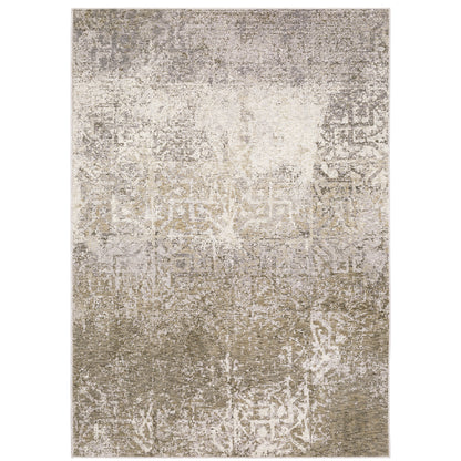 Oriental Weavers Nebulous  Ivory Grey Modern & Contemporary