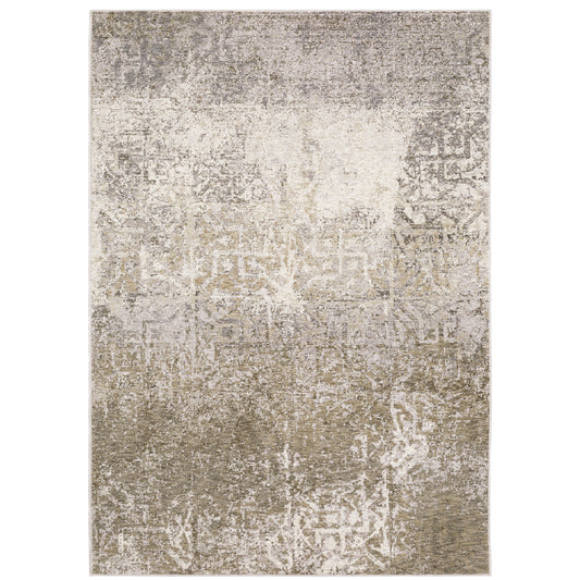 Oriental Weavers Nebulous  Ivory Grey Modern & Contemporary