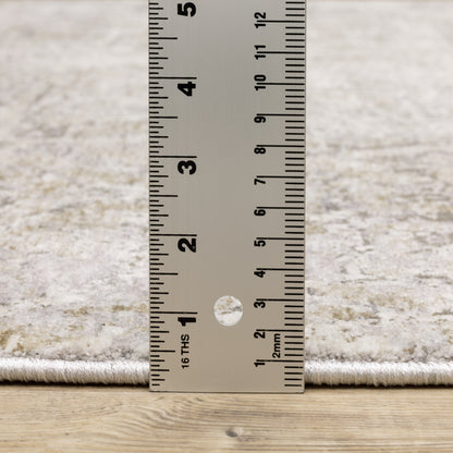 Oriental Weavers Nebulous  Ivory Grey Modern & Contemporary