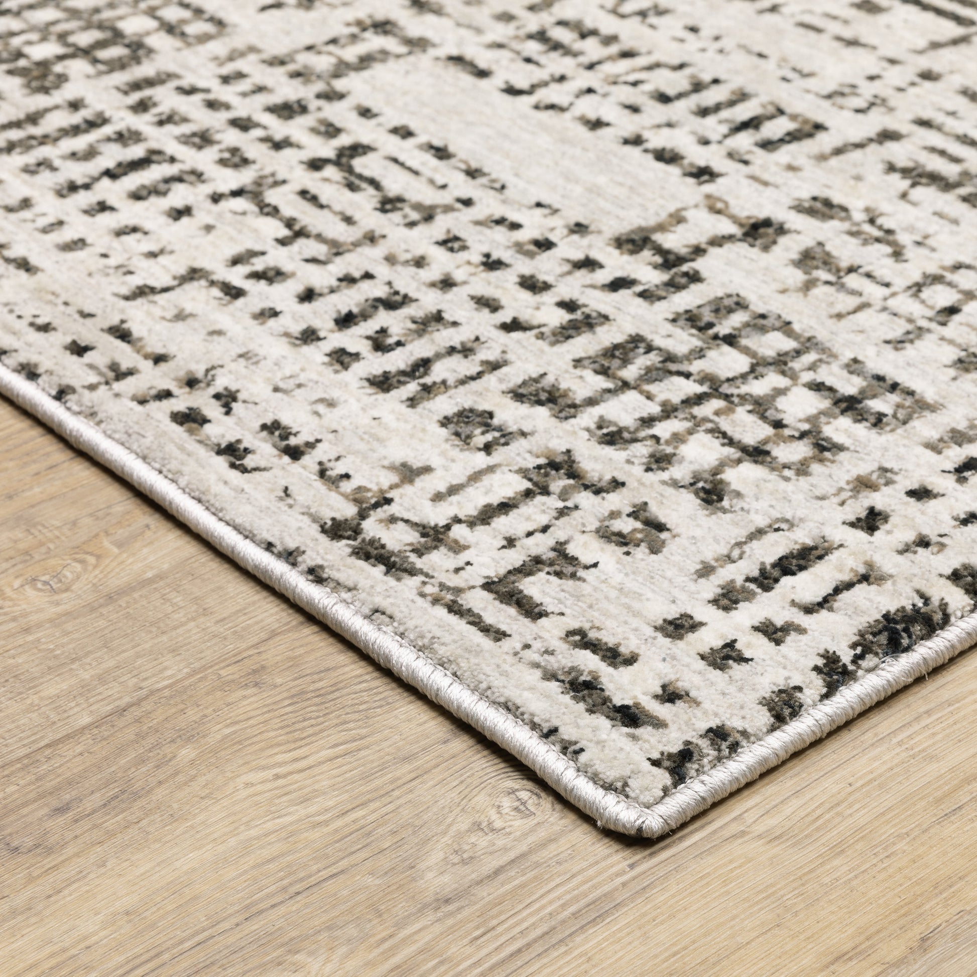 Oriental Weavers Nebulous  Ivory Grey Modern & Contemporary