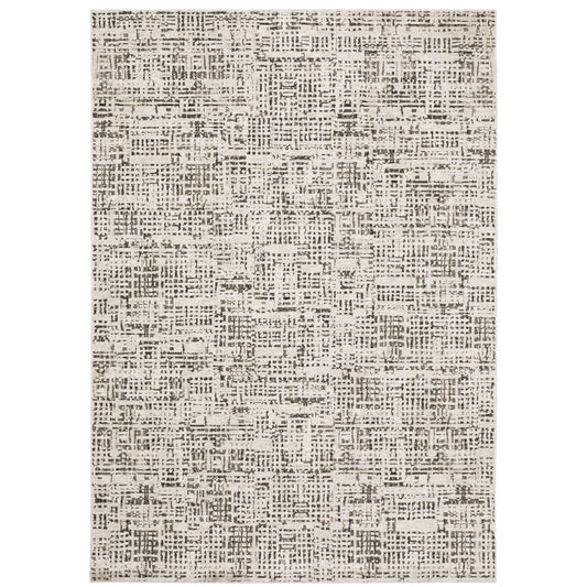 Oriental Weavers Nebulous  Ivory Grey Modern & Contemporary