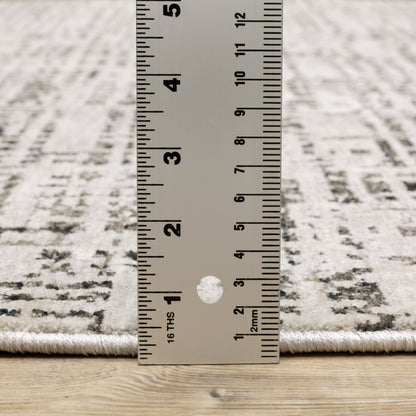 Oriental Weavers Nebulous  Ivory Grey Modern & Contemporary