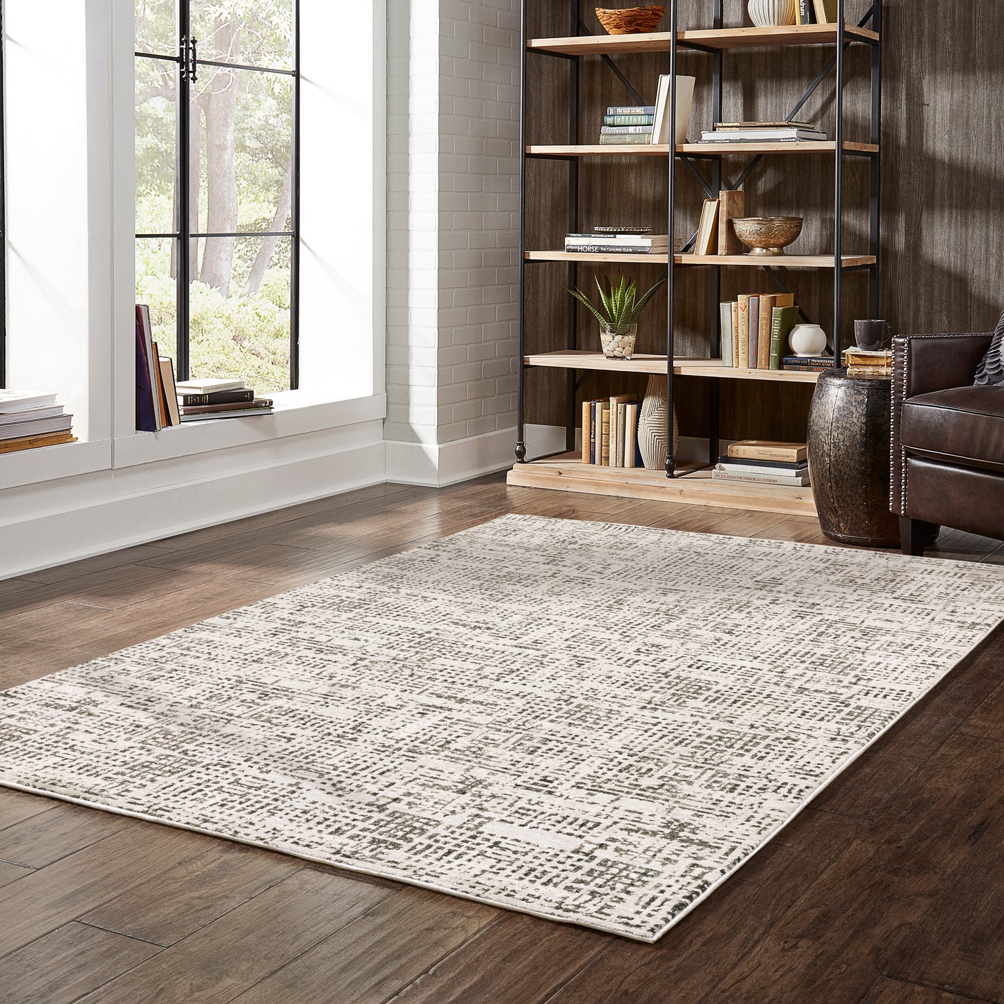 Oriental Weavers Nebulous  Ivory Grey Modern & Contemporary