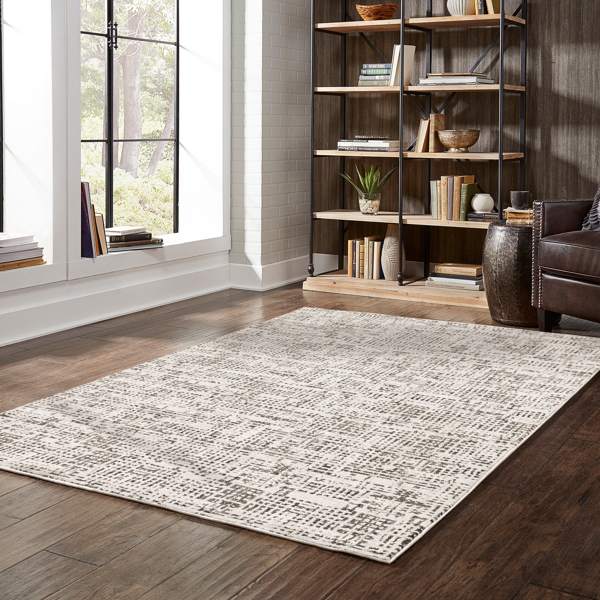 Oriental Weavers Nebulous  Ivory Grey Modern & Contemporary