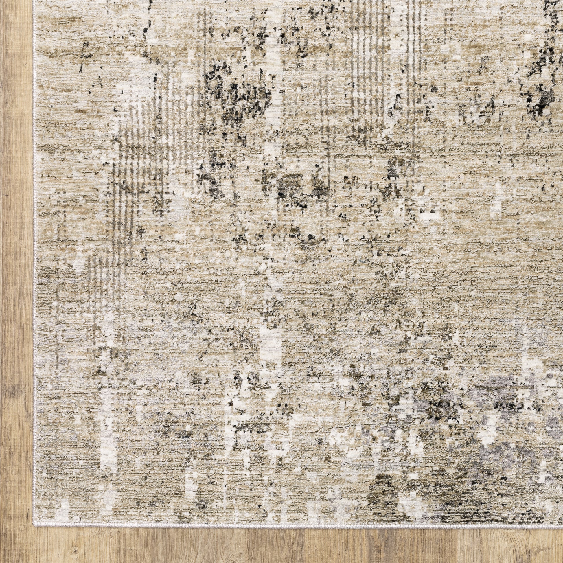 Oriental Weavers Nebulous  Beige Grey Modern & Contemporary