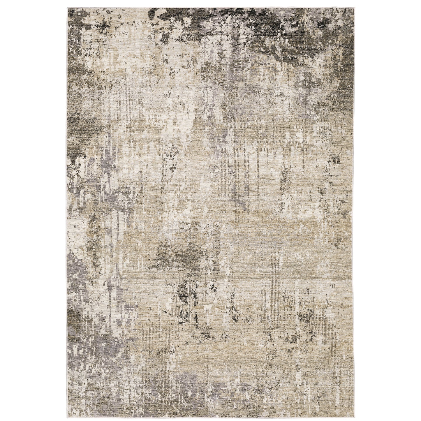 Oriental Weavers Nebulous  Beige Grey Modern & Contemporary