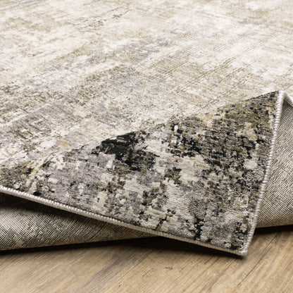Oriental Weavers Nebulous  Beige Grey Modern & Contemporary