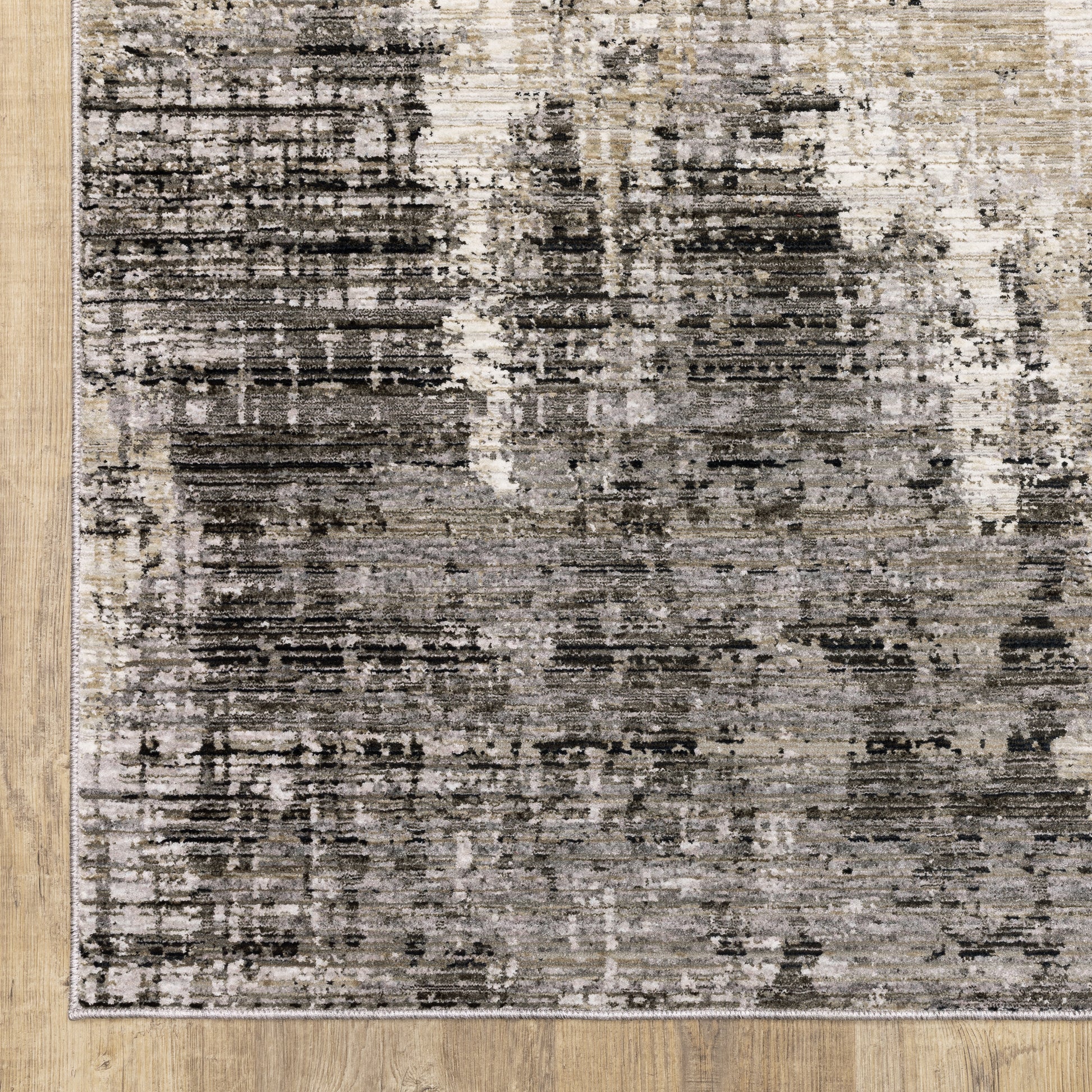 Oriental Weavers Nebulous  Grey Beige Modern & Contemporary