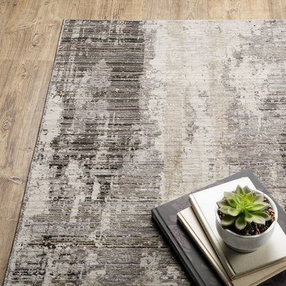Oriental Weavers Nebulous  Grey Beige Modern & Contemporary