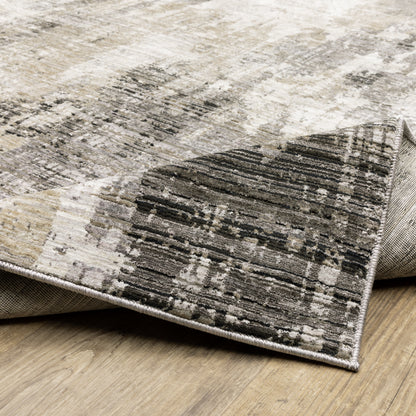 Oriental Weavers Nebulous  Grey Beige Modern & Contemporary