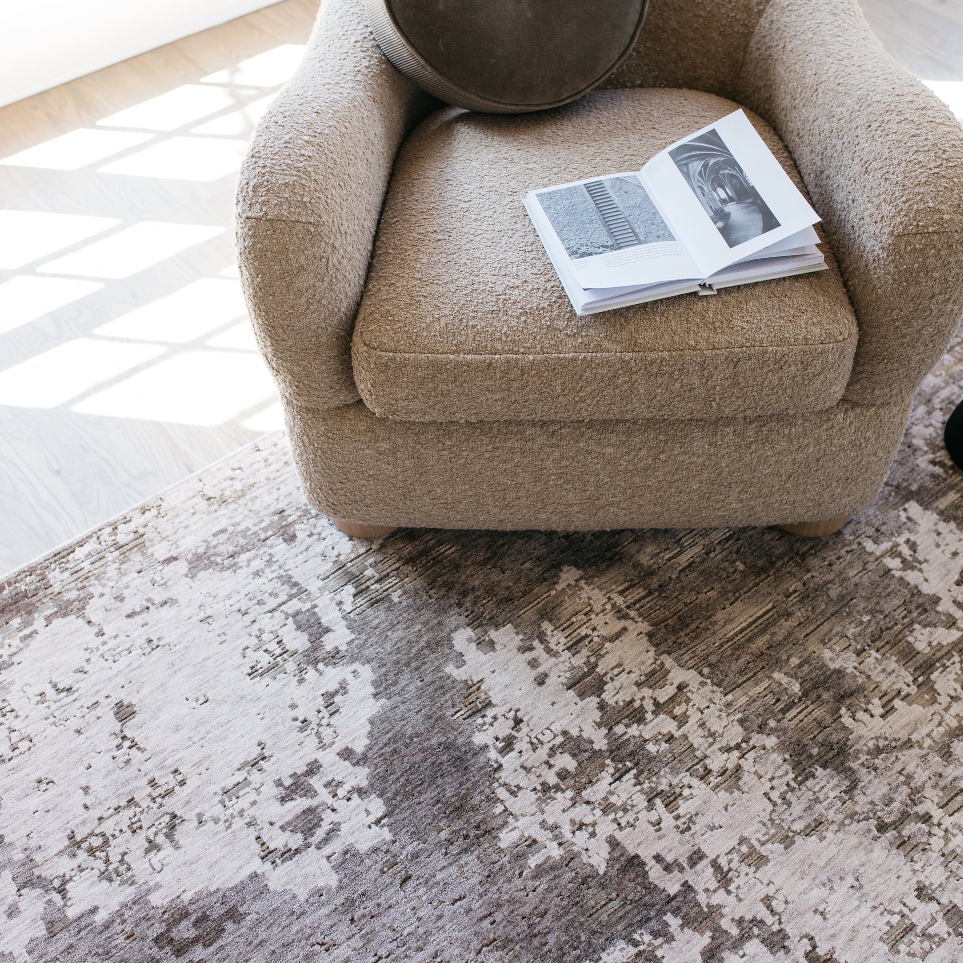 Oriental Weavers Nebulous  Grey Ivory Modern & Contemporary