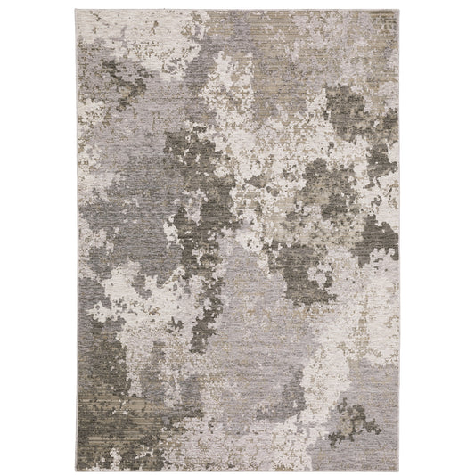 Oriental Weavers Nebulous  Grey Ivory Modern & Contemporary