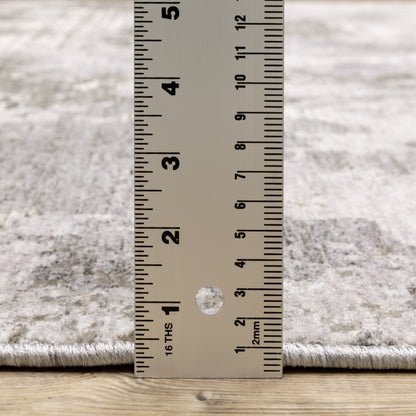 Oriental Weavers Nebulous  Grey Ivory Modern & Contemporary