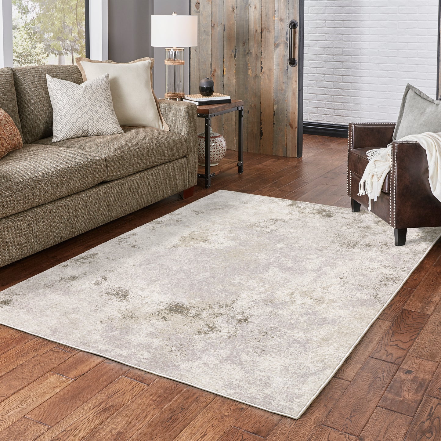 Oriental Weavers Nebulous  Ivory Beige Modern & Contemporary