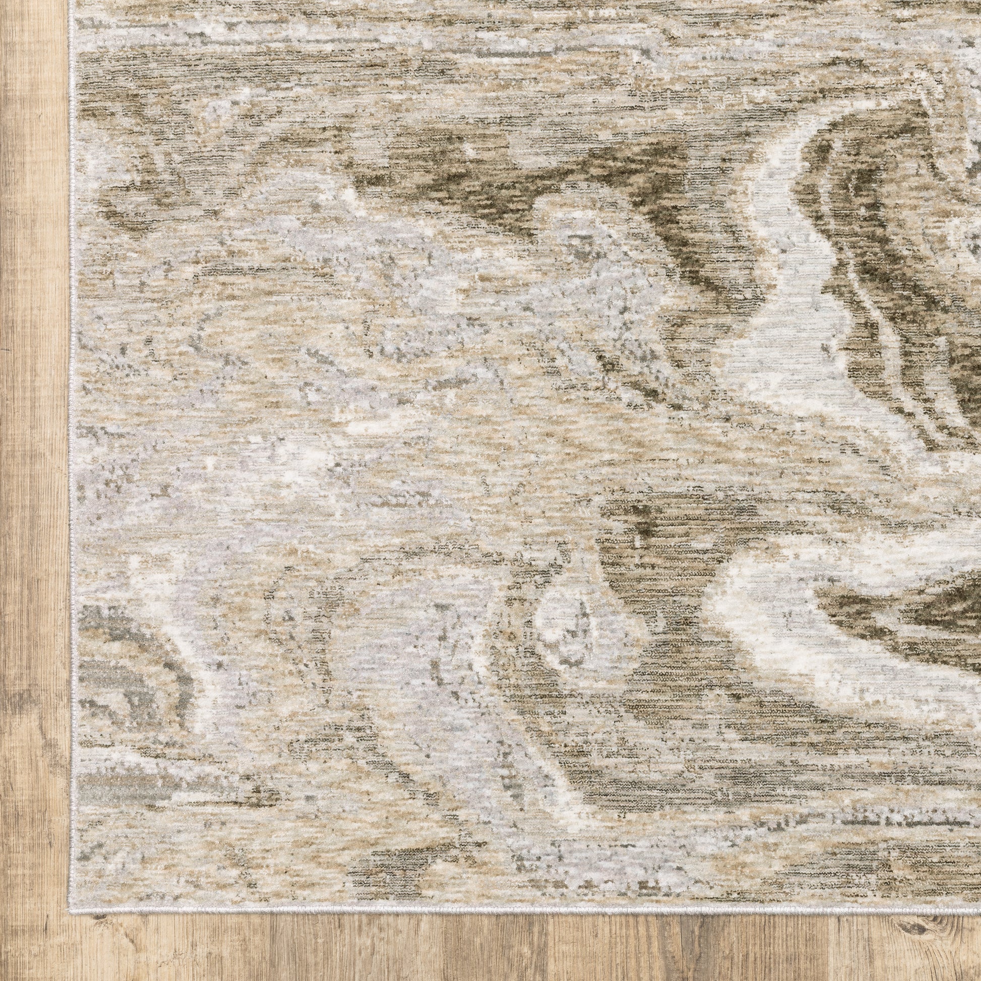 Oriental Weavers Nebulous  Ivory Tan Modern & Contemporary