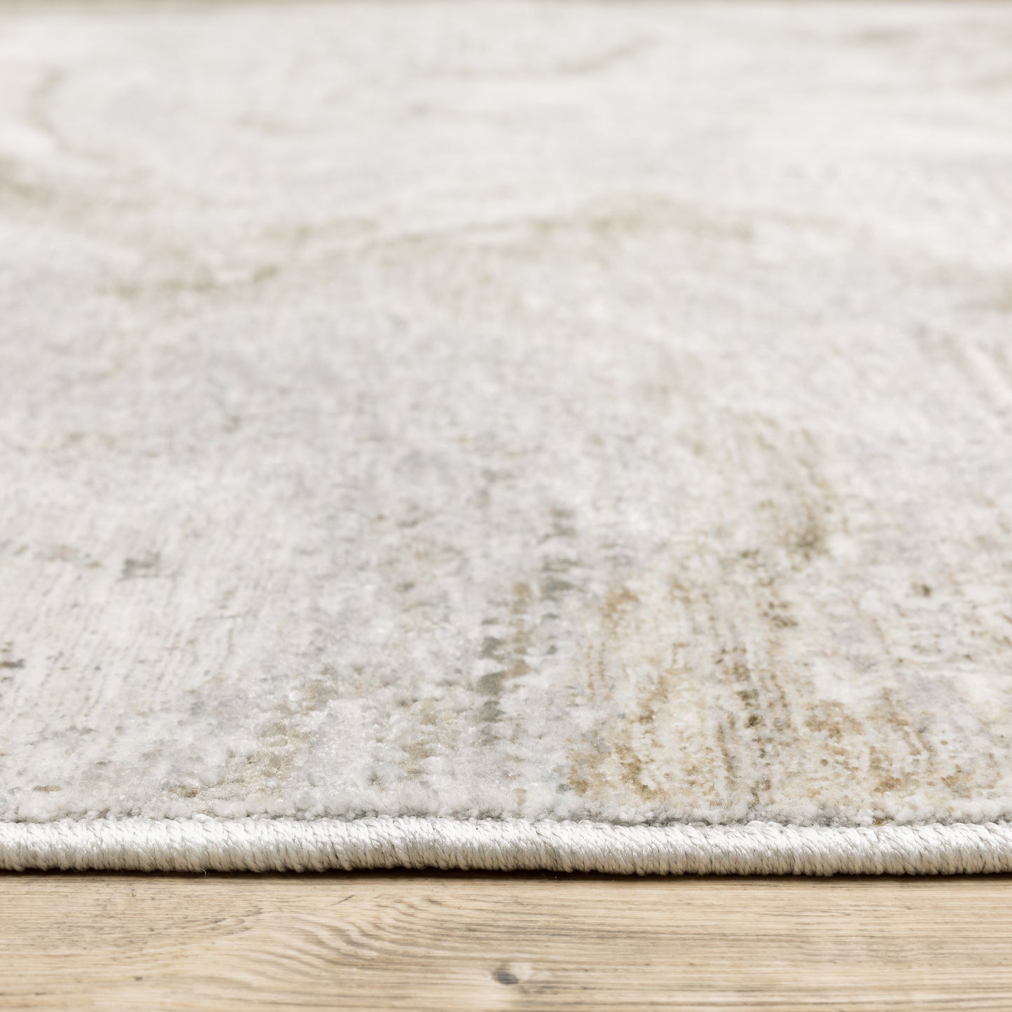 Oriental Weavers Nebulous  Ivory Tan Modern & Contemporary