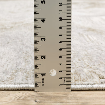 Oriental Weavers Nebulous  Ivory Tan Modern & Contemporary