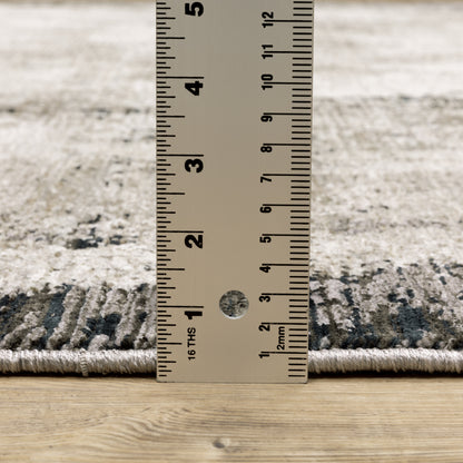 Oriental Weavers Nebulous  Grey Blue Modern & Contemporary