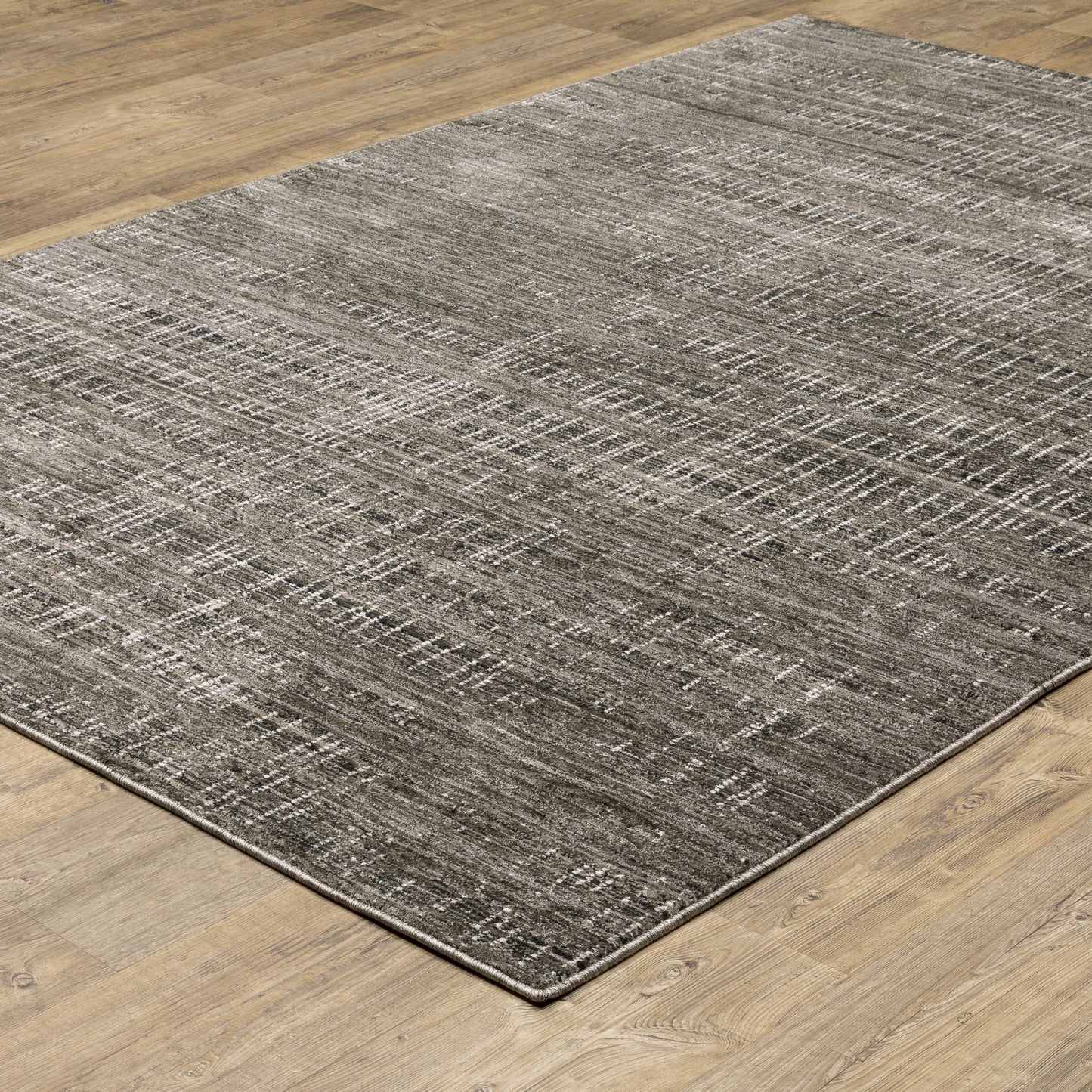 Oriental Weavers Nebulous  Charcoal Grey Modern & Contemporary