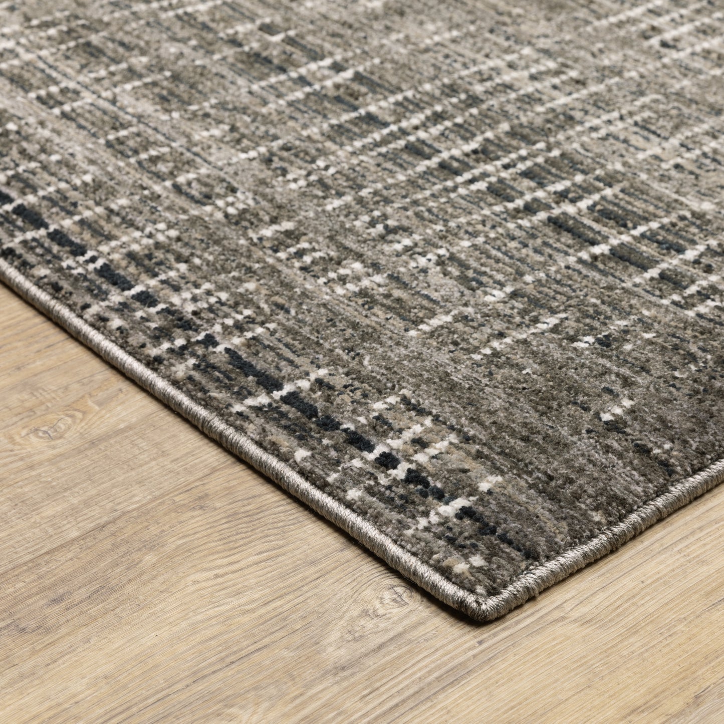 Oriental Weavers Nebulous  Charcoal Grey Modern & Contemporary