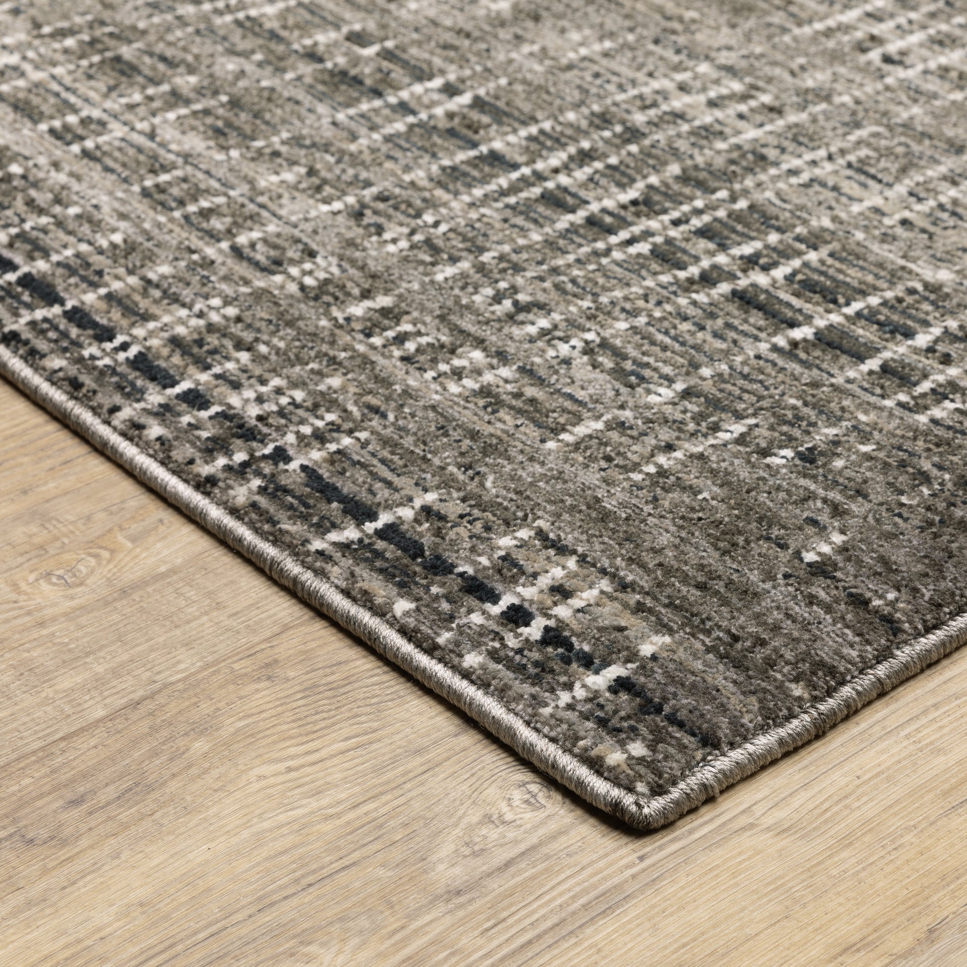 Oriental Weavers Nebulous  Charcoal Grey Modern & Contemporary