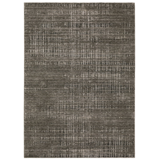 Oriental Weavers Nebulous  Charcoal Grey Modern & Contemporary