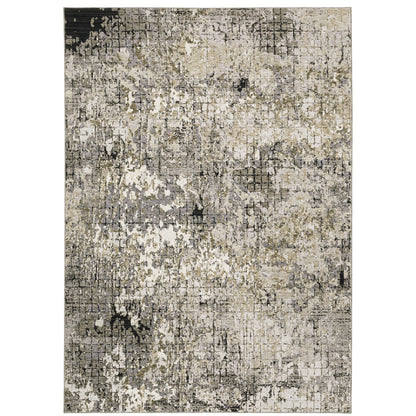 Oriental Weavers Nebulous  Grey Ivory Modern & Contemporary