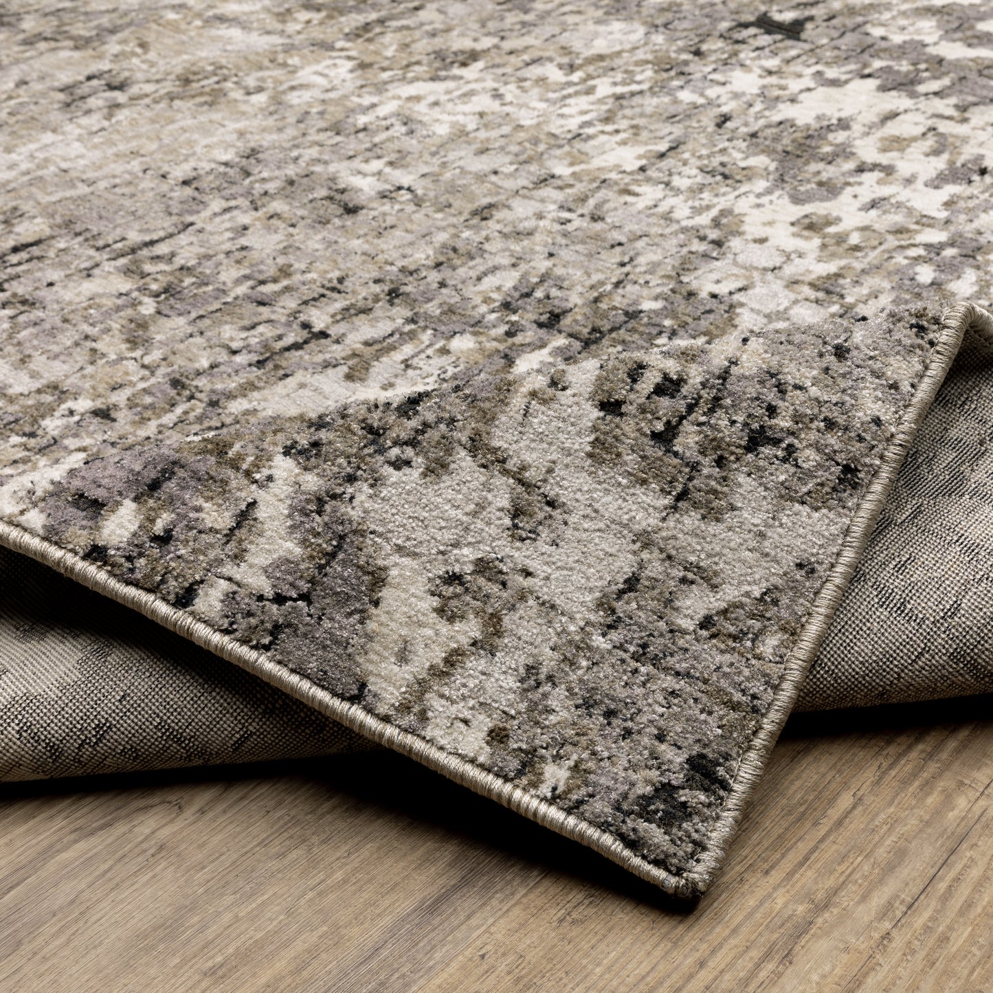 Oriental Weavers Nebulous  Grey Ivory Modern & Contemporary