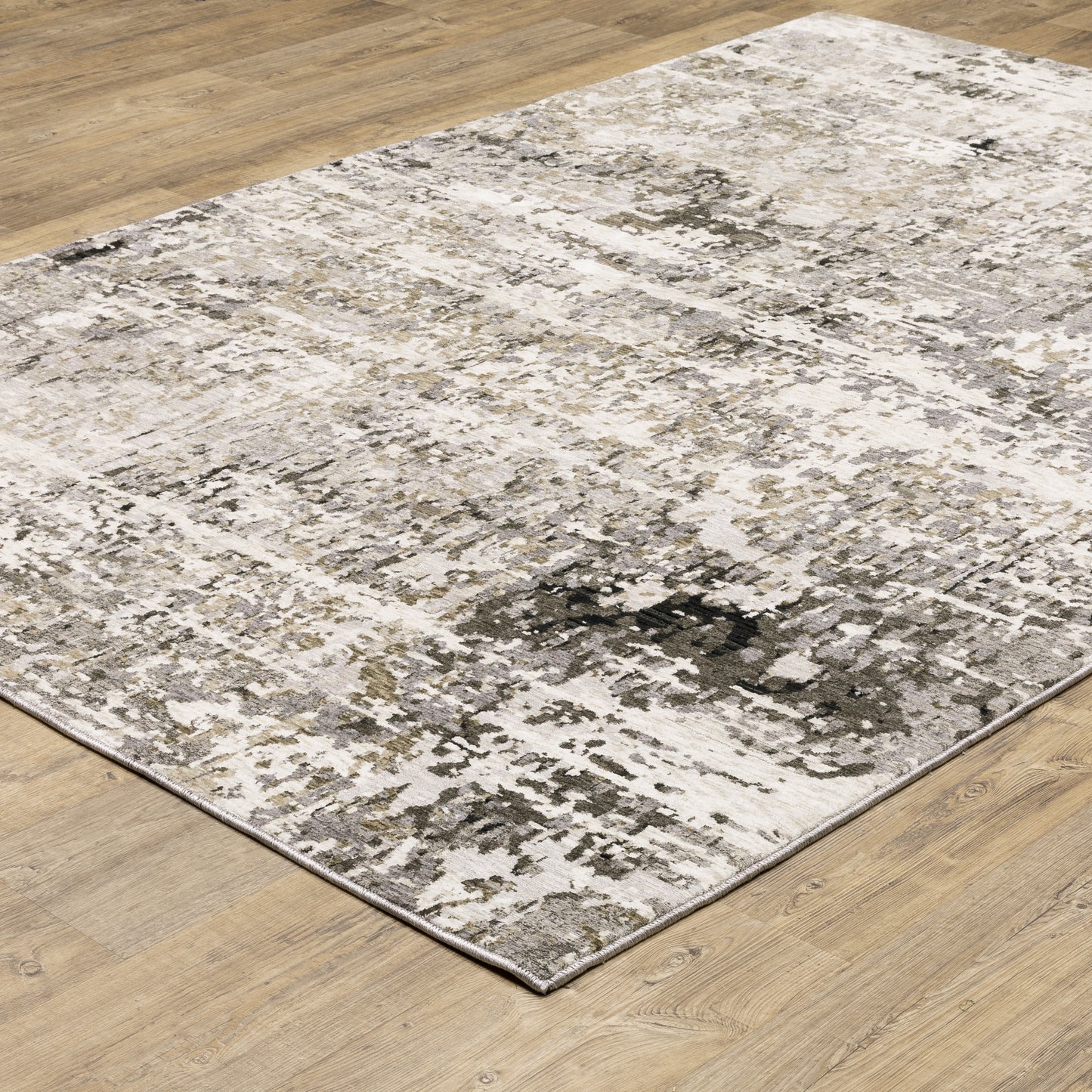 Oriental Weavers Nebulous  Grey Ivory Modern & Contemporary