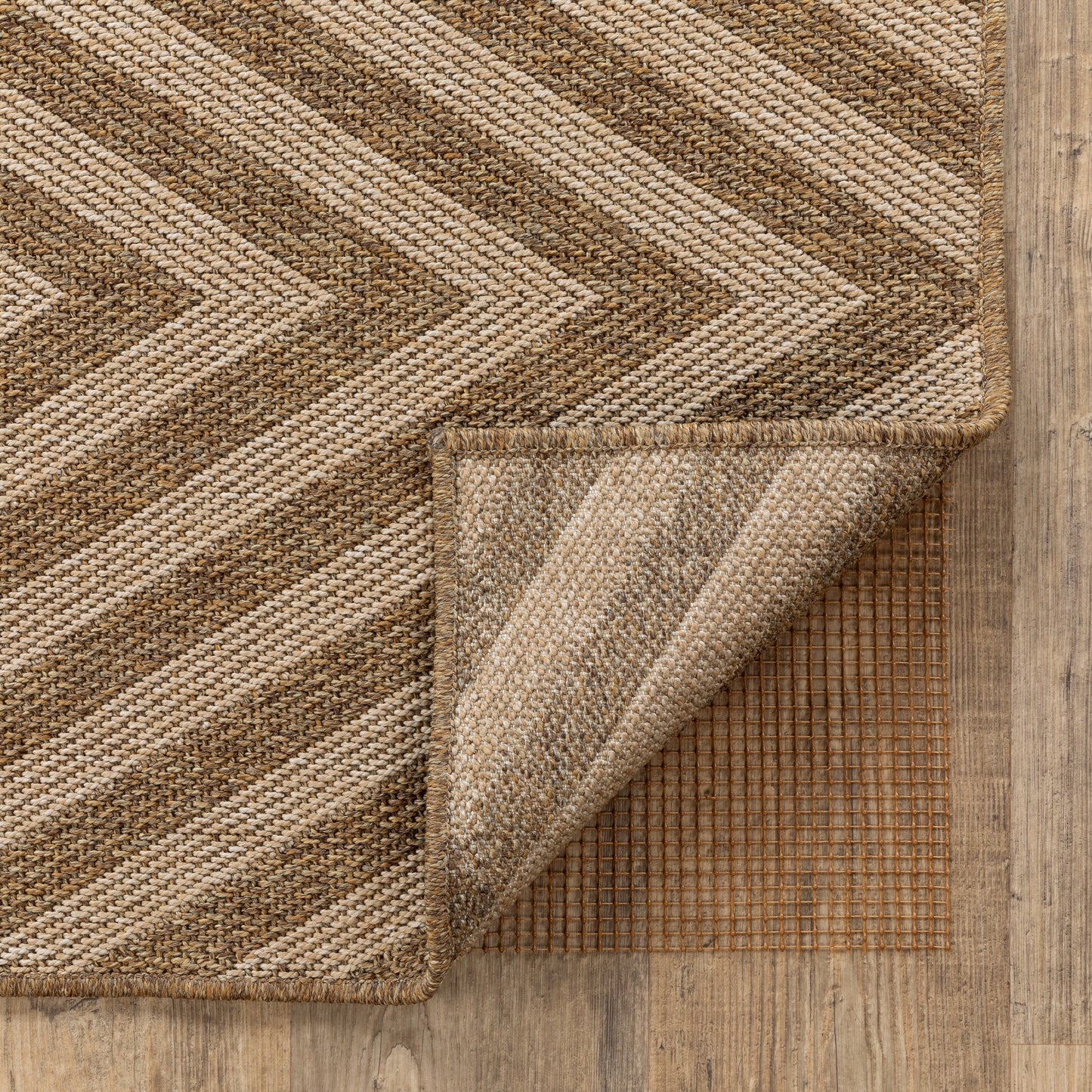 Oriental Weavers All Weather Outdoor Rug Pad  Brown  Rug Pad