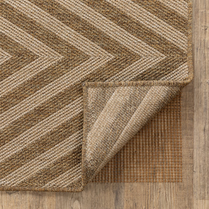 Oriental Weavers All Weather Outdoor Rug Pad  Brown  Rug Pad