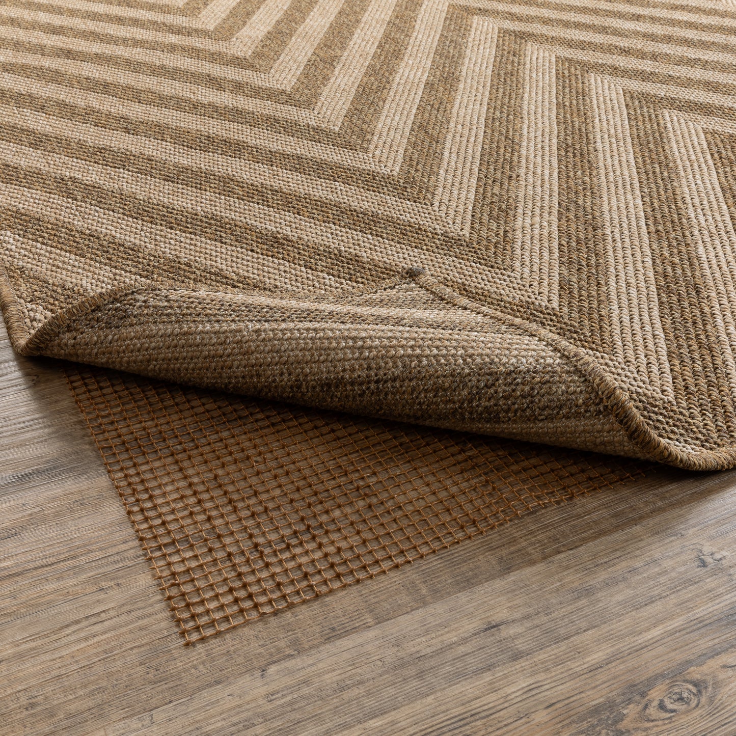 Oriental Weavers All Weather Outdoor Rug Pad  Brown  Rug Pad